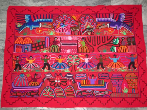 Hand woven tapestry