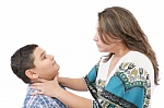 Mother abusing child