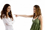 pointing fingers of shame