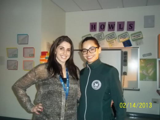 "Just Between Us" Co-Leaders Guidance Counselor Laura Shectman & 9th Grade Teacher Ambar Hernandez