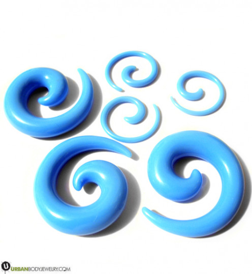 Blue Spirals