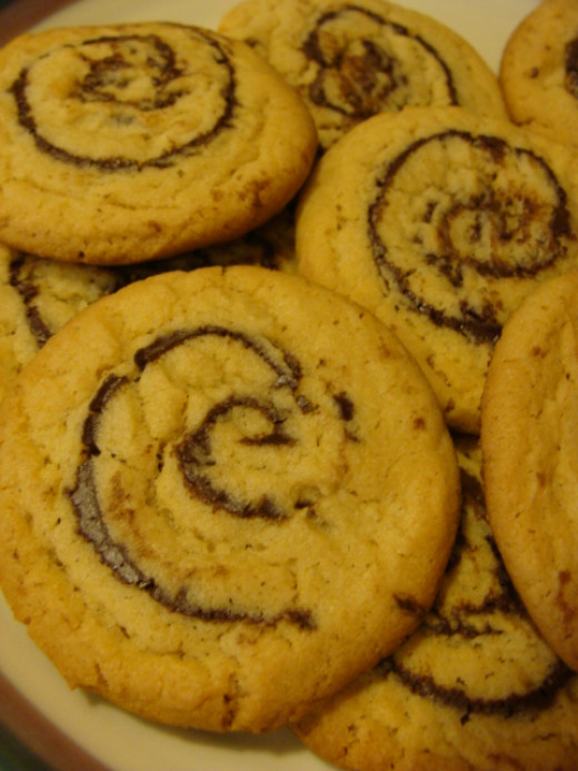 Peanut Butter Chocolate Pinwheel Cookies are Big, Beautiful,