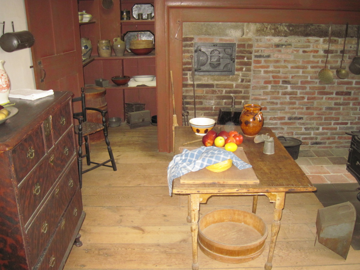 A kitchen in one of the homes at OSV.