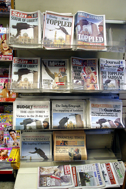 Newspapers, books, and magazines will be gone before long, along with the news stands that carried them. I recently saw a newspaper described as "something like a website but printed on paper and only good for one day." 