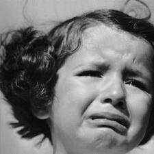 Our children's tears trigger a very sad place inside of us.