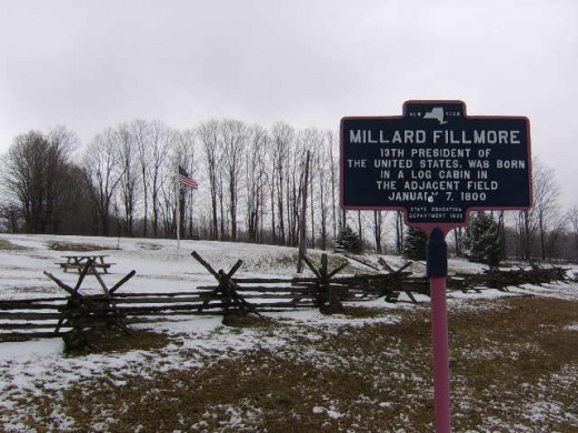 Fillmore Birthplace Marker, Moravia, New York