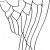 Wing Design - Top layer consists of small fluffy feathers, second row consists of long thin feathers, third row consists of a few more extra long thin feathers