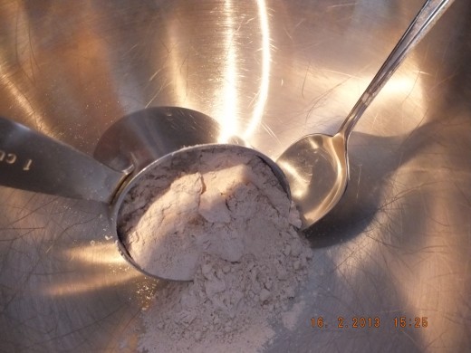 If you are not into weighing your flour make sure you scoop it from the bag with a spoon and not the measuring cup. It will save so much flour and be a lot closer to accurate.