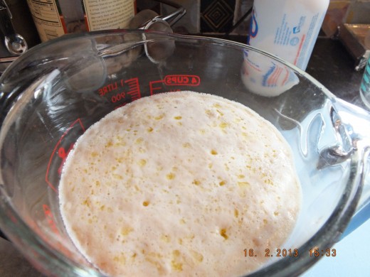 This is what the yeast will do! This means they are ready to work!