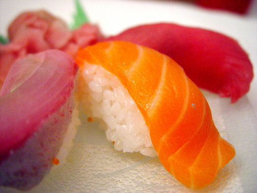 Sushi. It's not my favorite but isn't it gorgeous?