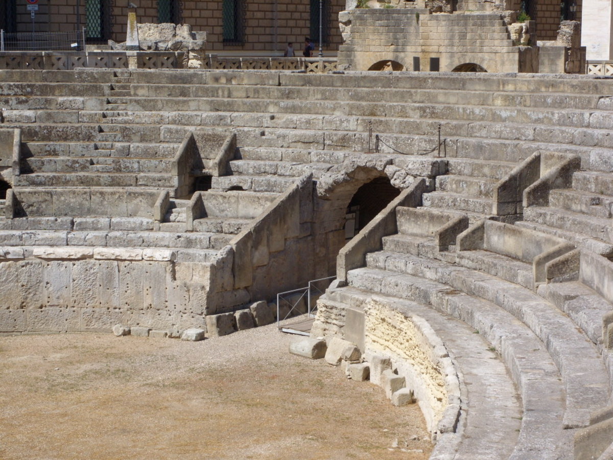 The Roman Amphitheater at Lecce—this is still used today to stage operas, musicals and plays. if you're there in the summer keep an eye out for a performance.