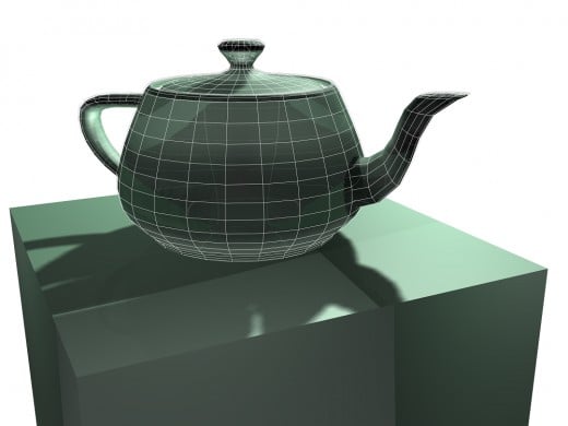Teapot created in 3DSmax