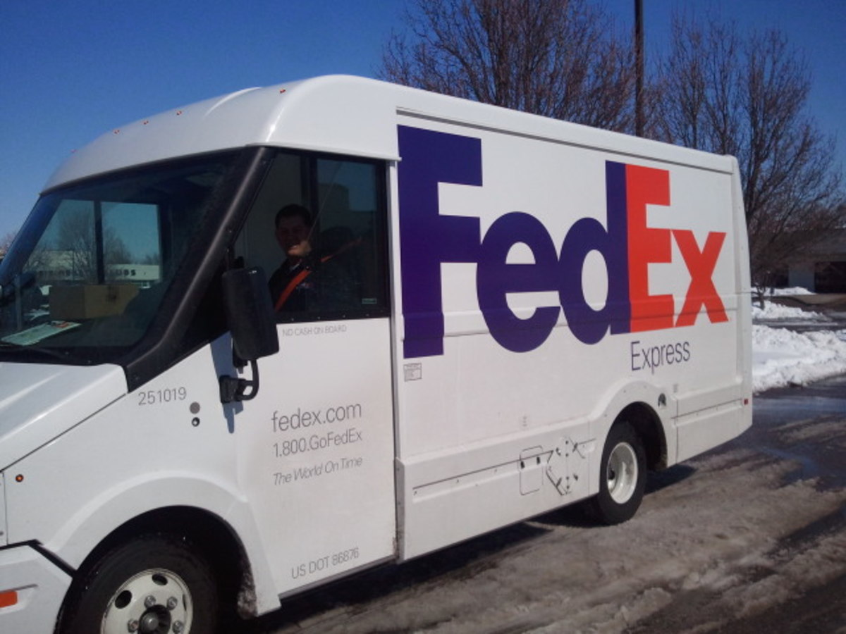 FedEx is on the job! Wichita, KS 2/22/2013