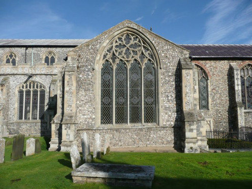 South transept window of St Michael's Church, Aylsham