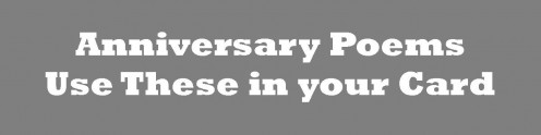 Anniversary Poems to Write in a Card Anniversary Poems to Write in a Card