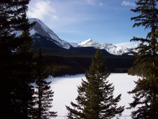 Chinook Lake aka Allison Lake in Winter