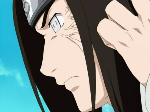 Hyuuga Neji in one of Naruto Shippuuden episodes