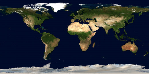 Satellite Image of The Earth