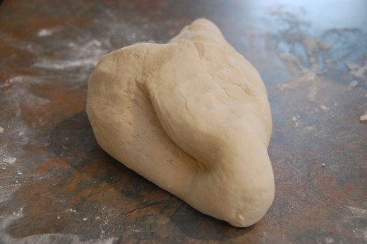 knead dough on lightly floured surface for about 7 minutes