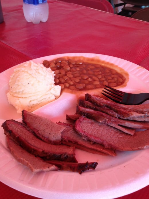 The Texas Beef Brisket is hard to top here at the South Florida Fair.  This is always on our list before heading home. 