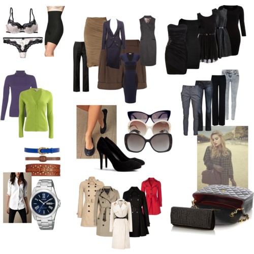 Compilation of basic pieces you can obtain to start your wardrobe.