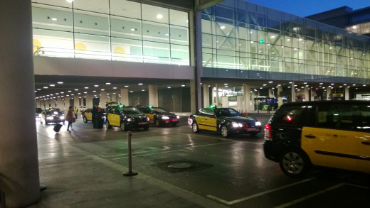 Taxi Queue at Airport