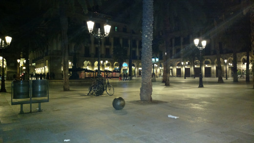 Night |Shot of the square 