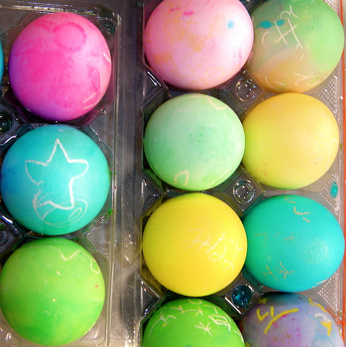 What to do with leftover dyed Easter eggs?
