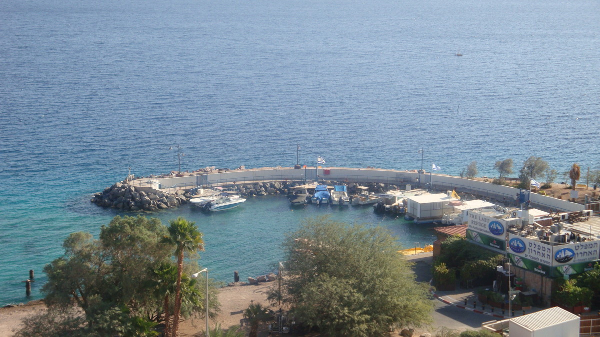 View of the Red Sea from the hotel window