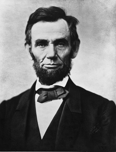 Honest Abe, at the forefront of trustworthiness.
