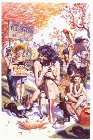 A beautiful piece of Wonder Woman art by Steve Rude.