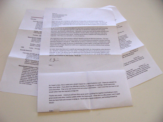 Cover letters