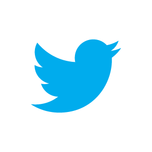 Twitter Logo: Simple design, recognizable graphic and colour, bird symbol directly relates to the word "twitter". Perfect example of a well designed, memorable logo.
