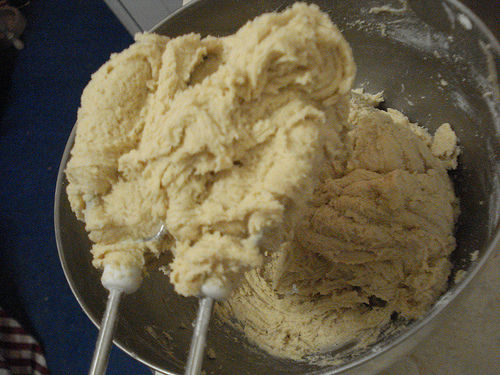 Whisking Cookie Dough!