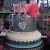 Sweetfaced Cakes designed this cake for a rock star wedding theme. (I wonder if the bride wore a leather dress?)