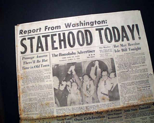 Hawaii becomes the 50th state