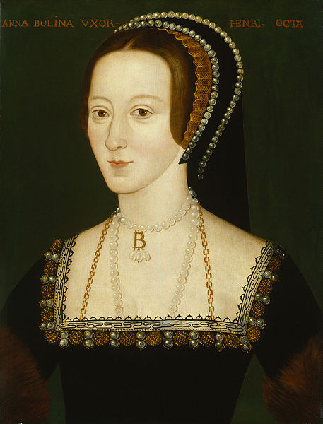 Anne Boleyn, second daughter of Thomas Boleyn and Elizabeth Howard.