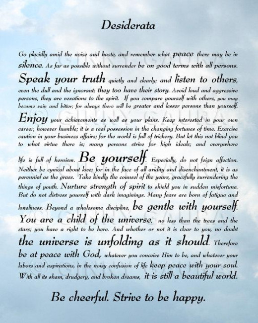 Desiderata