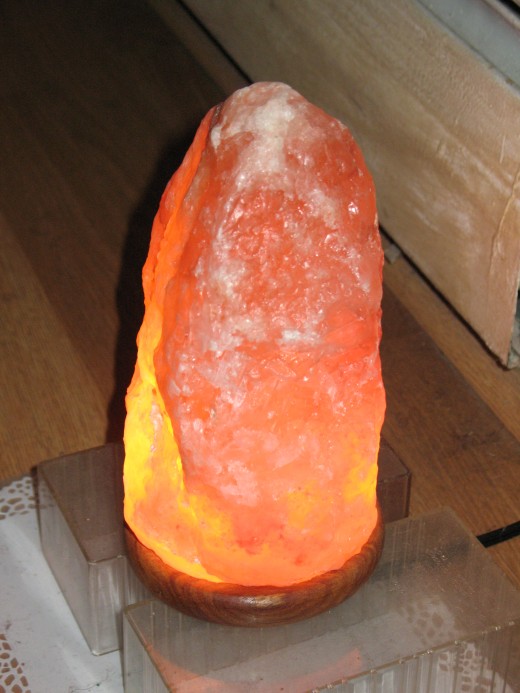 My salt rock lamp