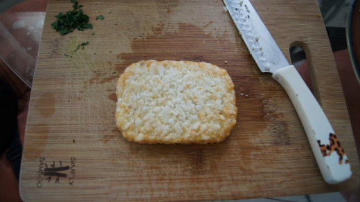 Defrosted hashbrown