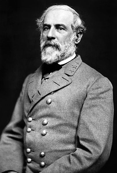 General Robert E. Lee, commander of the Confederate forces at Antietam.