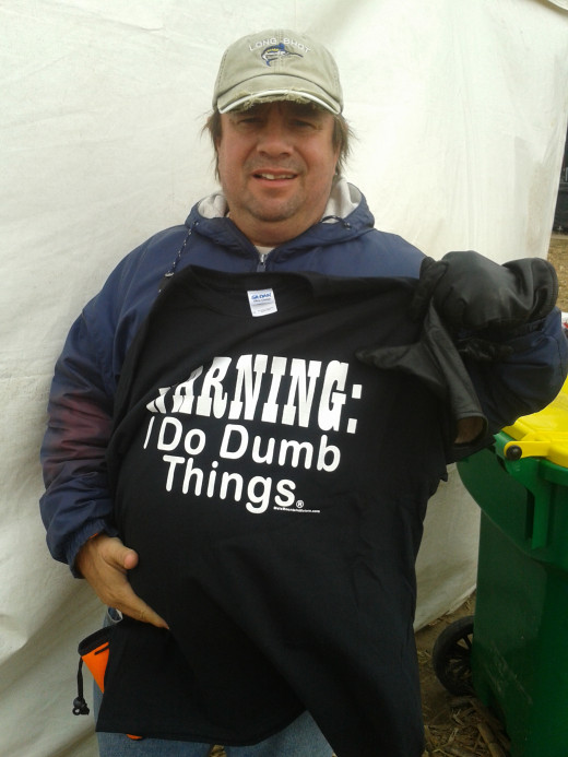 The shirt speaks volumes about me