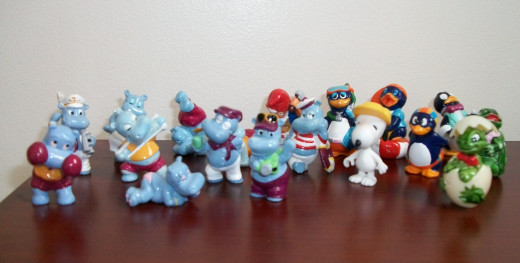 The small remains of my son's "Kinder collection"