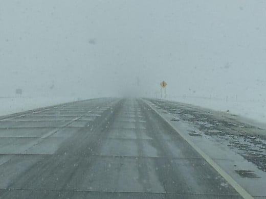 Driving in a Blizzard Can Be Difficult--Driving in South Dakota