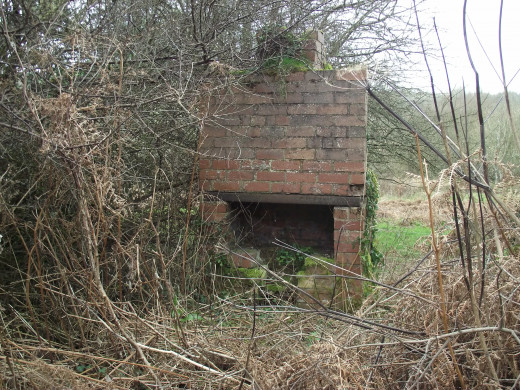 A fireplace/stove from yesteryear.