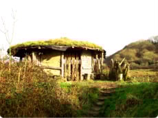 A mud hut at Cardigan Wildlife Park