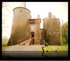 Red Castle in Wales.