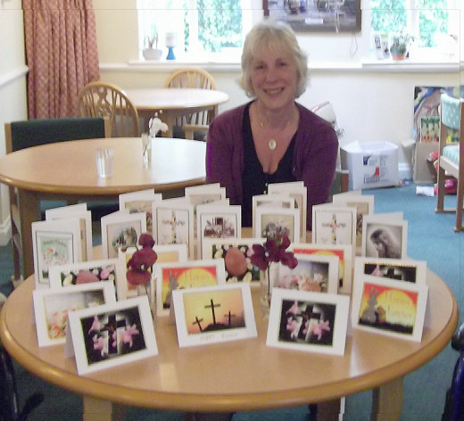 me with the cards made by my residents