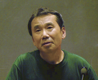 Haruki Murakami at a presentation at MIT in 2005.