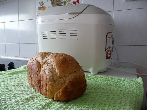 Use the Expressbake feature to make this frugal white bread machine recipe.
